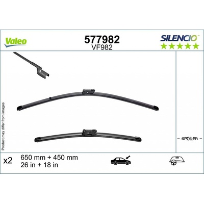 Valeo Silencio Flat blade set 650+450 mm VA 577982