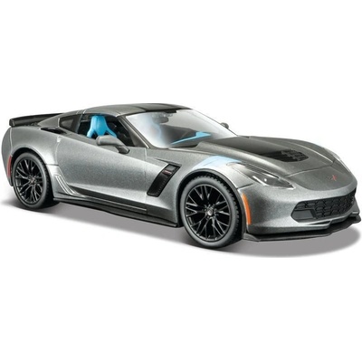 Maisto Corvette Grand Sport 2017 Šedá 1:24
