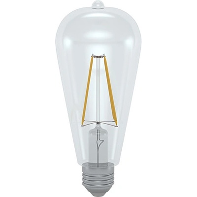 SKYlighting LED žiarovka 6W,E27, 230VAC, 600lm, 3000K, teplá biela , vláknová, predlžený tvar Edison