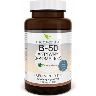 Medverita B-50 metylovaný B-komplex 60 kapsúl