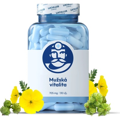 Dr. Lucullus Mužská vitalita 130 kapsúl