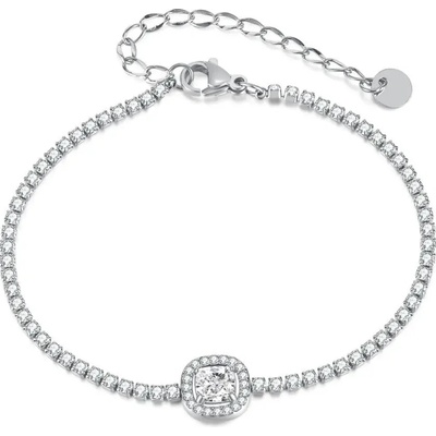 Spark Náramek s čirými zirkony Princesse SB001C