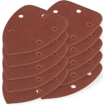 DEMA Brúsny papier pre delta brúsku 95x138 mm K80, 10 ks