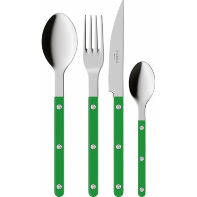 Sabre Paris Sada príborov Bistrot Brillant Garden Green 4 ks