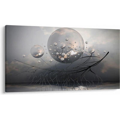 Obraz abstraktních koulí, jednodílný 120x70 cm