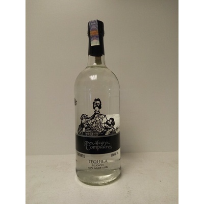 Tres Tequila Alegres 38% Blanco 1 l (holá láhev)