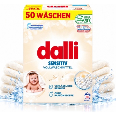 Dalli Sensitiv univerzální prací prášek pro citlivou pokožku 50 PD