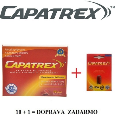 Capatrex balenie 10 + 1 tobolka
