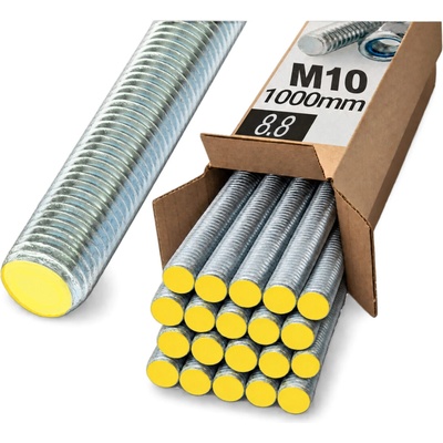 Oramat M10x1000mm (20ks) - 8.8 DIN 975 ZN - Závitová tyč
