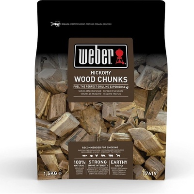 Weber 17619 Udící špalíky - Hickory, 1500 g,