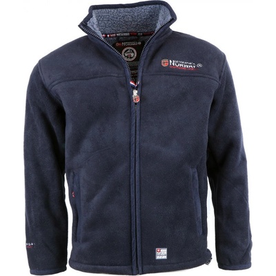 Geographical Norway mikina pánska UBOLT s kožušinkou tmavo modrá