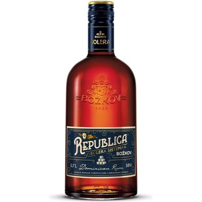 Božkov Republica Solera 38% 0,7 l (holá láhev)