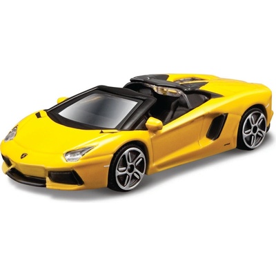 Bburago Lamborghini Aventador LP700 4 Roadster žltá 1:43