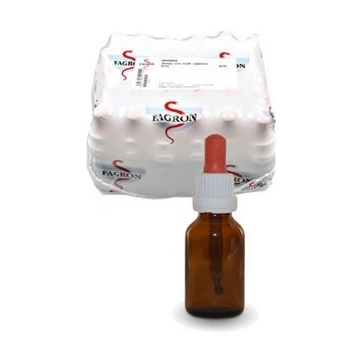 Fagron Lékovka 30 ml hnědá uzávěr s pipetou 10 ks