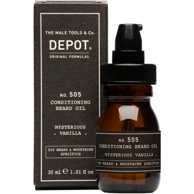 Depot NO.505 conditioning beard oil ginger & cardamom tajemná vanilka 30 ml – Hledejceny.cz