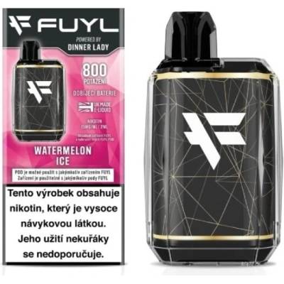 Dinner Lady FUYL POD Starter Kit 500mAh Watermelon Ice 15 mg