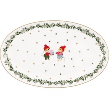 GREEN GATE Servírovací tanier Joanni White 24 cm