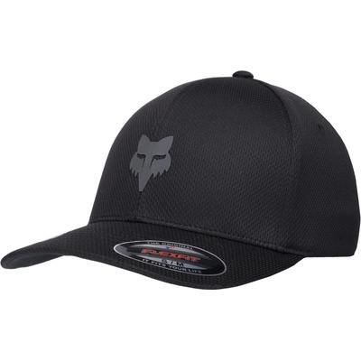 Fox HEAD TECH FLEXFIT HAT Černá Tmavě šedá
