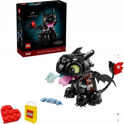 LEGO® Icons™10375 Jak vycvičit draka: Bezzubka