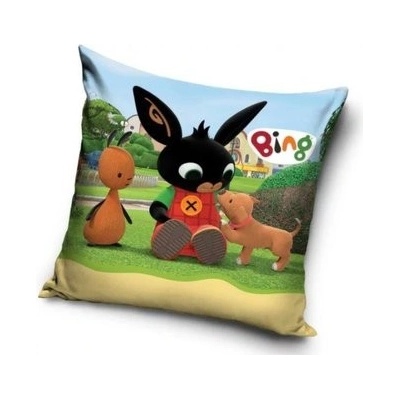 Carbotex Polštář Zajíček Bing Flop a pejsek 40x40