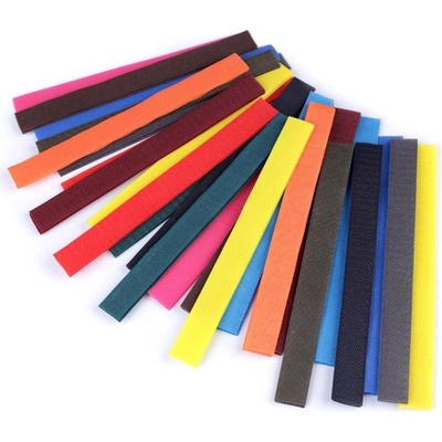 Suchý zip střihaný 2x20 cm 25 párů - 1 černobílý mix