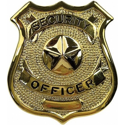 Odznak Security Officer - zlatý