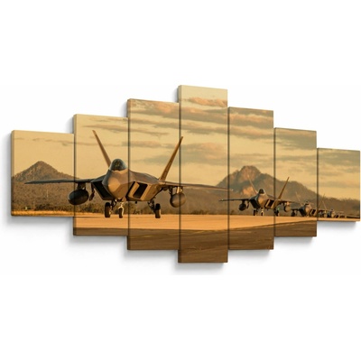 Obraz - Letectvo, sedemdielne 210x100 cm