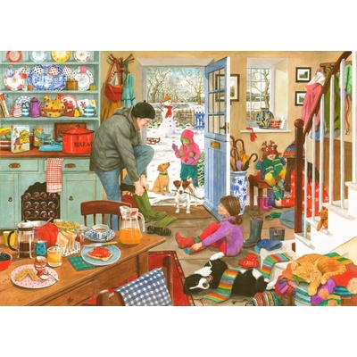 House of Puzzles Vlnené klobúky a gumičky 1000 dielov