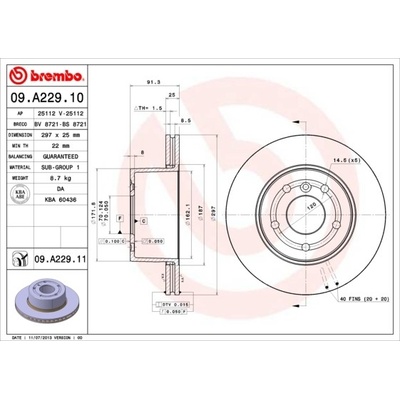 BREMBO 09.A229.11