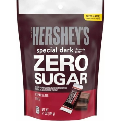Hershey's mini hořké čokoládky bez cukru 144 g