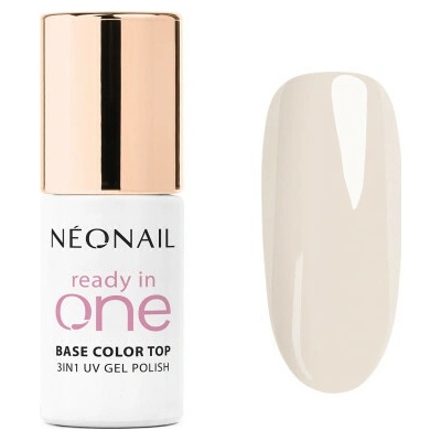 NeoNail READY IN ONE One Coconut Milk 02 mliečnobiely 3v1 gél lak 7,2 ml