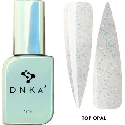 DNKa' Top Coat Opal vrchný gél lak s opálovými trblietkami 12 ml