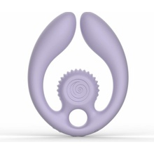 Snail vibe gizi duo couples stimulator remote control burgundy