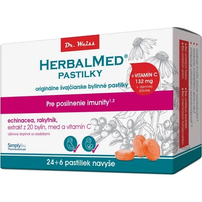 Herbalmed Pastilky pre posilnenie imunity Dr.W. 12 ks