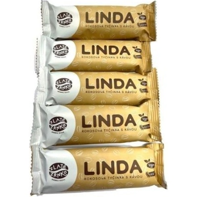 Zlaté Zrnko Linda kávová kokosová tyčinka s kávou 5 x 40 g