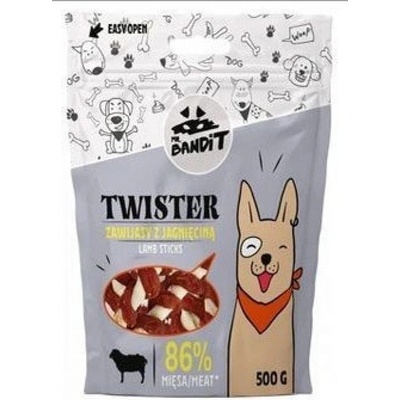VetExpert Mr.Bandit pochoutka TWISTER jehněčí tyč 500 g