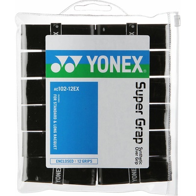 Yonex super grap 12 ks čierna