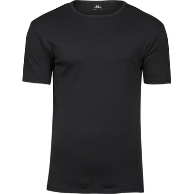 Tee Jays Silné bavlněné tričko Interlock černá