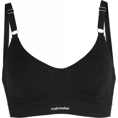 Icebreaker Wmns Queens Clasp bra Black