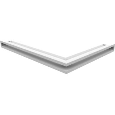 Kratki Rohová mriežka LUFT 766 x 547 x 60 mm ľavá biela 45S