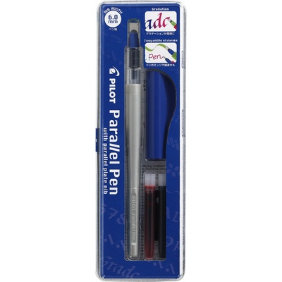 Pilot kaligrafické pero parallel pen 4.5 stříbrná – Hledejceny.cz