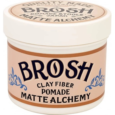 Matný styling na vlasy BROSH Clay Fiber pomade 290 g