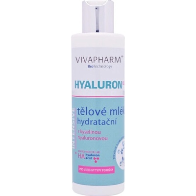 VIVAPHARM Hydratačné telové mlieko s kyselinou hyalurónovou 200 ml