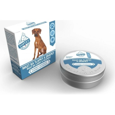 Mast na tlapky a drápky pro psy TOPVET 50ml – Hledejceny.cz