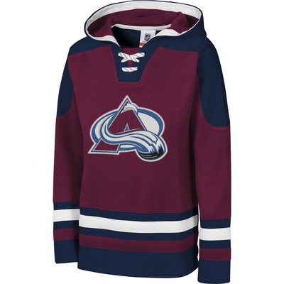 Outerstuff Colorado Avalanche dětská mikina s kapucí NHL Ageless Must Have Home Pullover