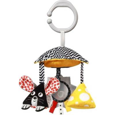 BabyOno Mouse kontrastná závesná hračka 0m+ 1 ks