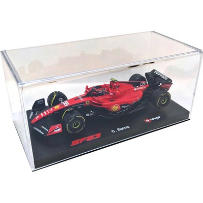 Bburago Formule F1 Ferrari Scuderia SF 23 2023 nr.55 Carlos Sainz s řidičem 1:43