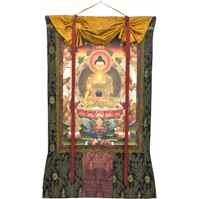 Sanu Babu Thangka, Buddha Šakjamuni, 101x156cm