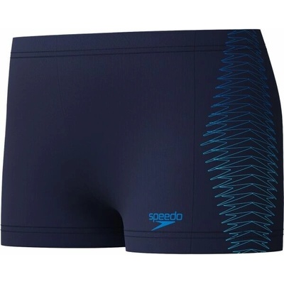 Speedo Plastisol Placement Chlapecké sportovní plavky tmavě modrá