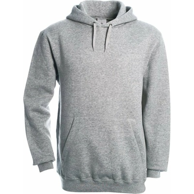 B&C Hooded heather grey